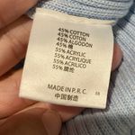 Brandy Melville baby blue ribbed v-neck button front cardigan sweater. Small Photo 4