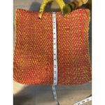 Handwoven Tote with Henequen Handcraft Bag Orange Photo 7