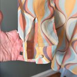 Princess Polly Retro 70s Print Button Down Collared Long Sleeve Blouse Women’s 2 Photo 5
