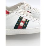 Gucci  ace pearl studded white leather snekers size EU 35 Photo 5