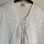 Show Me Your Mumu Peta Lace Up Tunic White XS Photo 2