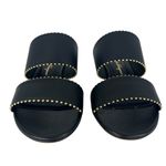 Salvatore Ferragamo Black Belluno Studs Slide Two-Strap Mule Photo 5