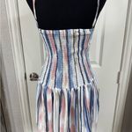 Ocean Drive  Striped Mini Dress - Blue and Pink Photo 3