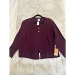 Vintage‎ Carole Little Sweater Size 6 Burgundy Red Photo 2