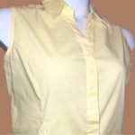 Riders By Lee Lee riders pretty sunny yellow and white gingham checked sleeveless top. Nee Photo 1