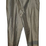Spenser Jeremy Women's Pants 100% Silk Satin Lined Side Zip Tan Plus Size 14 Brown Photo 0