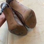 Coach  Leather and Snakeskin Slingback Heels Sz 9 Photo 3