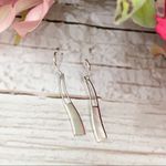 925 Mother of Pearl Inlay Dainty Earrings Photo 3