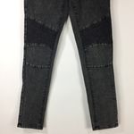 LF Carmar Moto Skinny Acid Wash Jeans Charcoal Size 26 NWT Photo 15