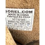 Sorel  Womens Tall Riding Boots 7 US 38.5 EU Brown Beige Leather Suede Side Zip Photo 1