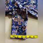 LuLaRoe  OS Leggings Floral Purple Teal  one size elastic waist Photo 12