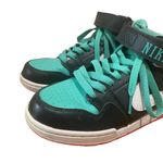 Nike High Top Sneakers Black Teal White Pink Youth Size 4Y Women’s Size 5.5 Photo 1