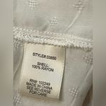 Skies Are Blue  white button down blouse NWT Photo 3