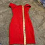 Forever 21  Size Small S Red Mini Dress Elegant Going Out Cotton Date Night Photo 8