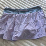 Lululemon  Pace Rival Skirt Lilac / Wave Twist Lilac Caspian Blue size 8 Photo 0