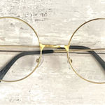 Urban Outfitters Bluelight Glasses Gold Metal Retro Round Frames OS Adult Blue Light Mens Womens Photo 0