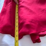 David's Bridal long strapless dress with front ruffle cascade size 4 Photo 7