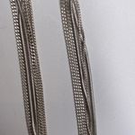 Chico's Chico’s Silver-Tone Byzantine Style Medallion Pendant Necklace Crystal EUC OS Photo 6