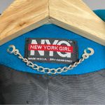 Vintage Coat Women’s‎ Teal Union Made Button Up Car Coat Cuffs Retro 90s Size 14 Photo 2