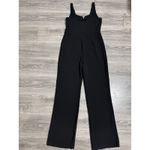 UNIQ Elegant Black Wide Leg V Neck Sleeveless Jumpsuit Women Large Photo 9
