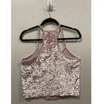 PINK - Victoria's Secret PINK Sleepwear Velvet Pink Tank Top Photo 3