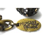 Princess And Butch Goth Punk Grunge Layered Gunmetal Rhinestone 5" Bracelet Black Photo 1