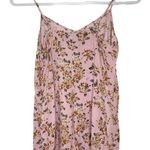 MINKPINK Floral Playsuit Romper Pink Spaghetti Straps Women's Size Medium Photo 2
