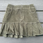 Hollister Green Corduroy Skirt Photo 0