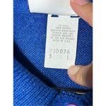 Vintage Avon Fashions Blue Long Sleeve Midi Sweater Dress L Size L Photo 6