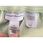 Alfred Dunner Alfred‎ Dunner Womens Size 14 Green Stretch Pull On Pants Elastic Waist Career Photo 4