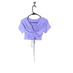 Love j  ‎ Purple Crop Top Size Large Photo 1