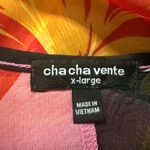 cha cha vente  Colorful Floral Swim Coverup Photo 9