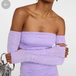 NWOT Alex Perry lilac rhinestone dress mini Size 6 Photo 3