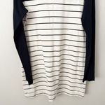 Lole LOLË | Black White Atripe Black Colorblock Mini Shirt Dress Tunic | Size XL Photo 2