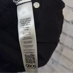 ASOS  Women’s High Waisted Black Denim Straight Leg Jeans‎ Distressed Size 33” Photo 9