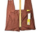 All In Motion Leggings Womens XL Heathered Red Ribbed Pockets High Rise NEW Photo 5