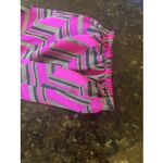 Trina Turk Trina‎ Turk Dress Sz 2 Women's Pink Black Silk Sheath Elegant Work Church Shirt Photo 6