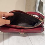 Vince Camuto Women's Deep Red Leather Small Crossbody Bag Photo 10