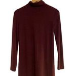 J.Crew Sweater Dress Womens Size XXS Burgundy Wine Long Sleeve Turtleneck Soft Photo 10