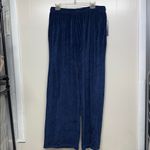 Universal Threads Universal Thread Dark Blue Velour Wide leg Pants Photo 4