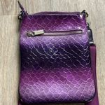 Vittorio Leather Crossbody Purple Photo 4