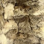 Vintage 100% Genuine Coyote Fur Heavyweight Jacket With Rabbit Fur Collar Brown Size M Photo 7