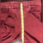 Madewell  Size 27 9” High Riser Skinny Skinny Maroon Jeans Burgundy Photo 7