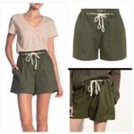 Vince Rope Tie Linen Short Photo 1