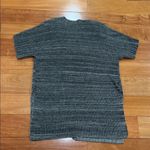 Eileen Fisher Grey Short Sleeve Open Knit Kimono Duster Cardigan Size SM Photo 6