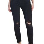 TINSEL NWT The Mom Jean Distressed Black Wash Size 13 Juniors Ankle Length Photo 0