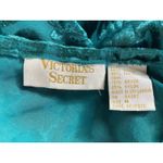 Victoria's Secret Victoria’s Secret Gold Label Satin Ruffle High Cut Teddy Sz M‎ Green Bodysuit Photo 4