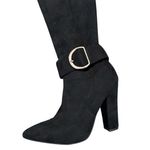 Bamboo  Black Over-the-Knee Boots Photo 4