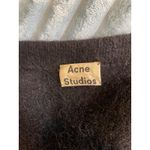 Acne Studios  Raya Paw14 Mohair Wool Blend Long Cardigan Black Size XS Photo 4