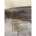 Liverpool  Jeans Co floral vintage print roll hem stretch denim shorts 12/31 Photo 7